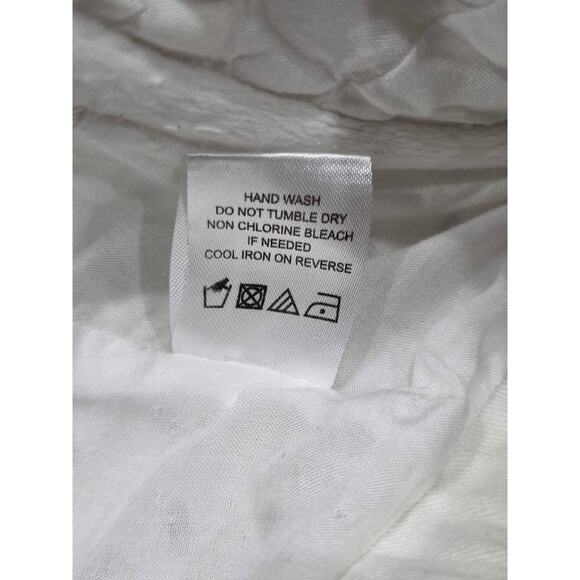 Anthropologie lTularosa Valentina babydoll eyelet Y2K Bra Top White S A003790 - Picture 8 of 10